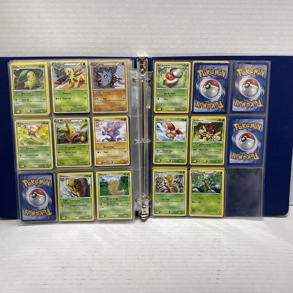 Pokemon Binder Lot Collection Of 185 Cards Illustration Rares Full Arts, Basics